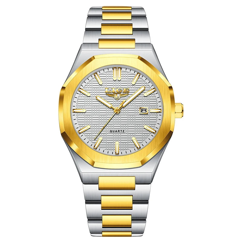 LIGE Luxury Business Quartz Watch