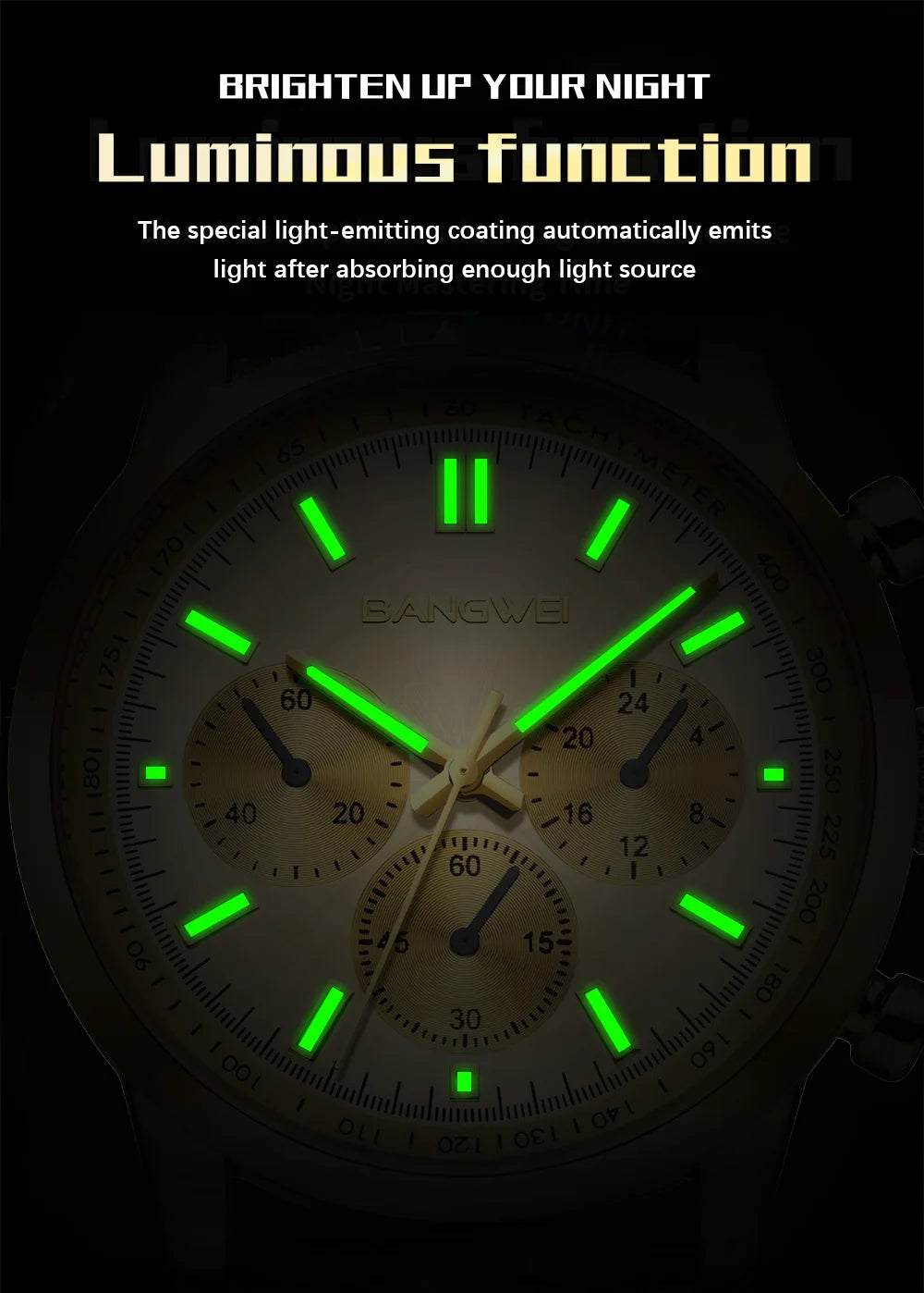 BANGWEI™ Prestige Chronograph Watch