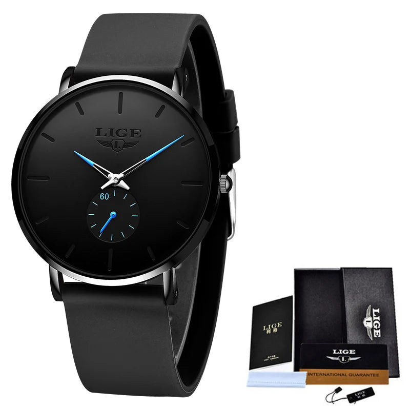 LIGE Luxury Ultra-Thin Sport Watch