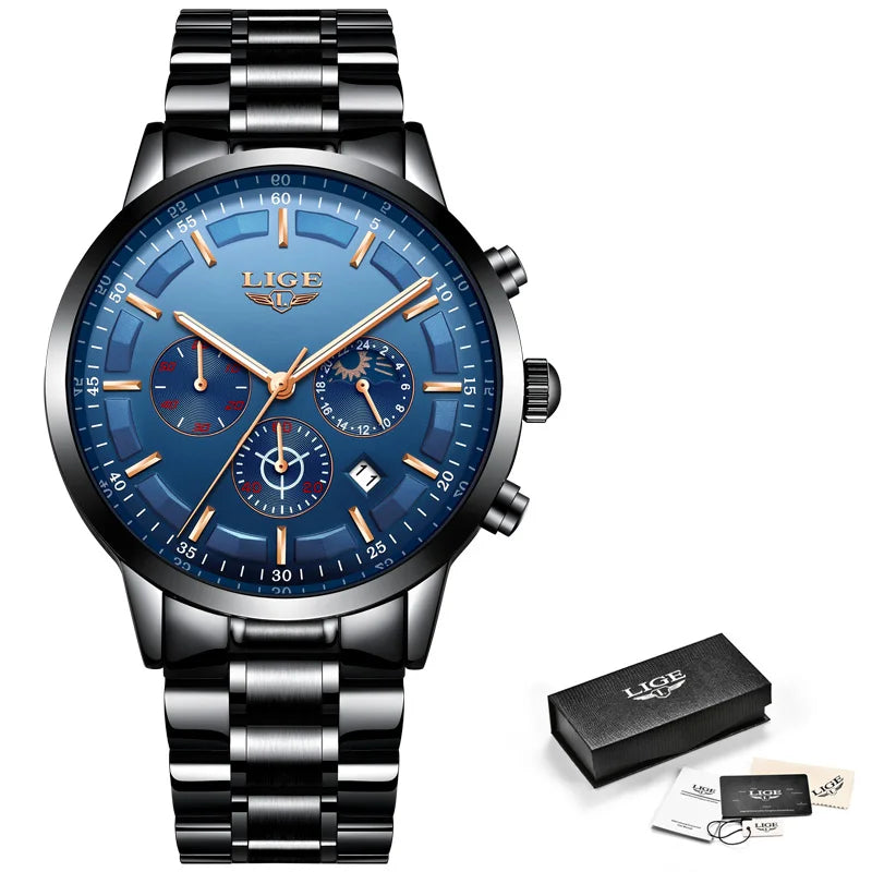 LIGE Military Sports Quartz Watch
