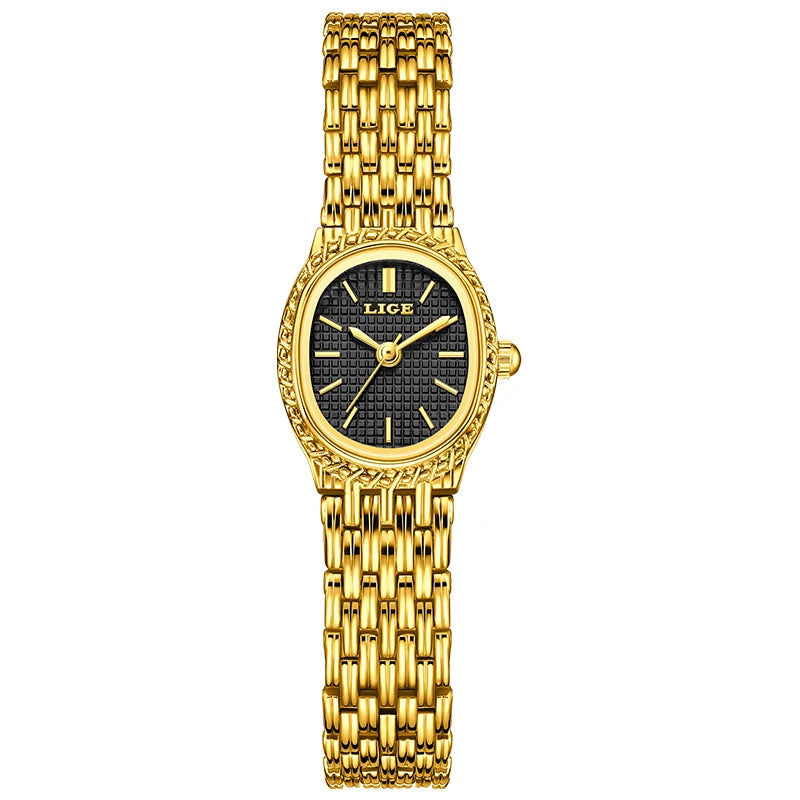 LIGE Elegant Quartz Watch – Premium Steel Women’s Edition
