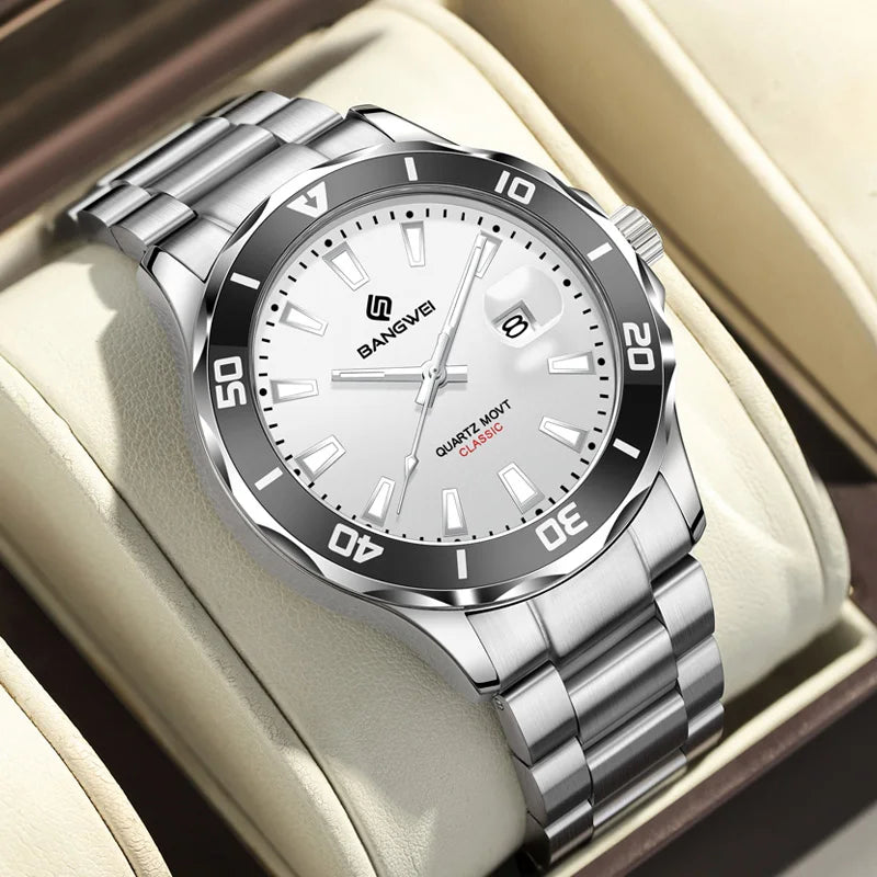 LIGE Classic Calendar Quartz Watch