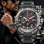 LIGE Tactical Sports Chronograph Watch